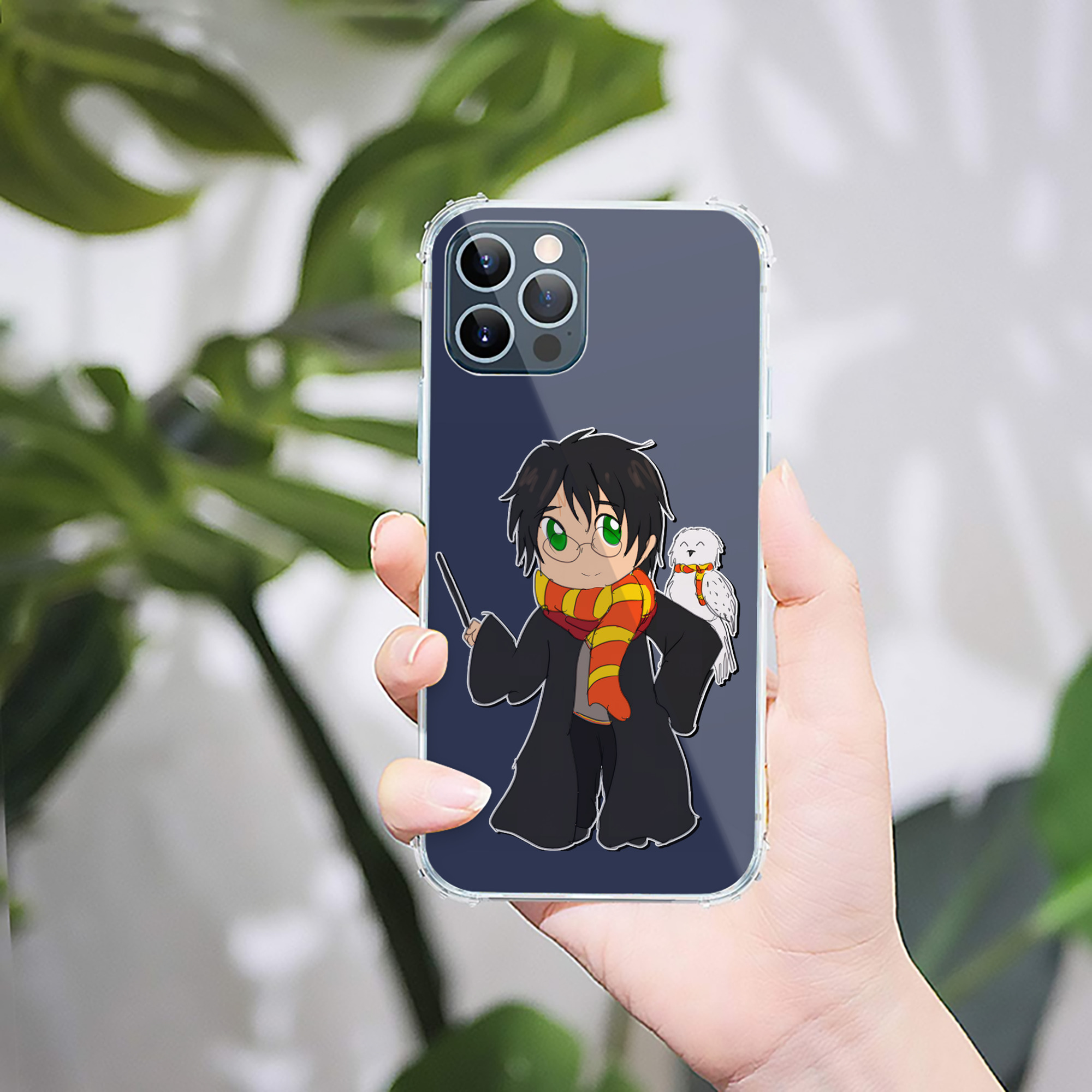 （画像用） Harry Potter ハリー・ポッターシリーズ 【iPhone 12シリーズ対応】透明スマホケース（クリアソフトケース）